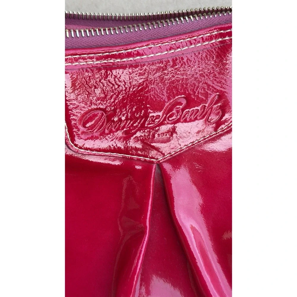 Dooney‎ & Bourke Pink Patent Leather Hobo Shoulder Bag PH360 MJ